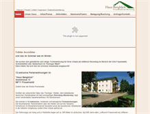 Tablet Screenshot of hausbergblick-thueringen.de
